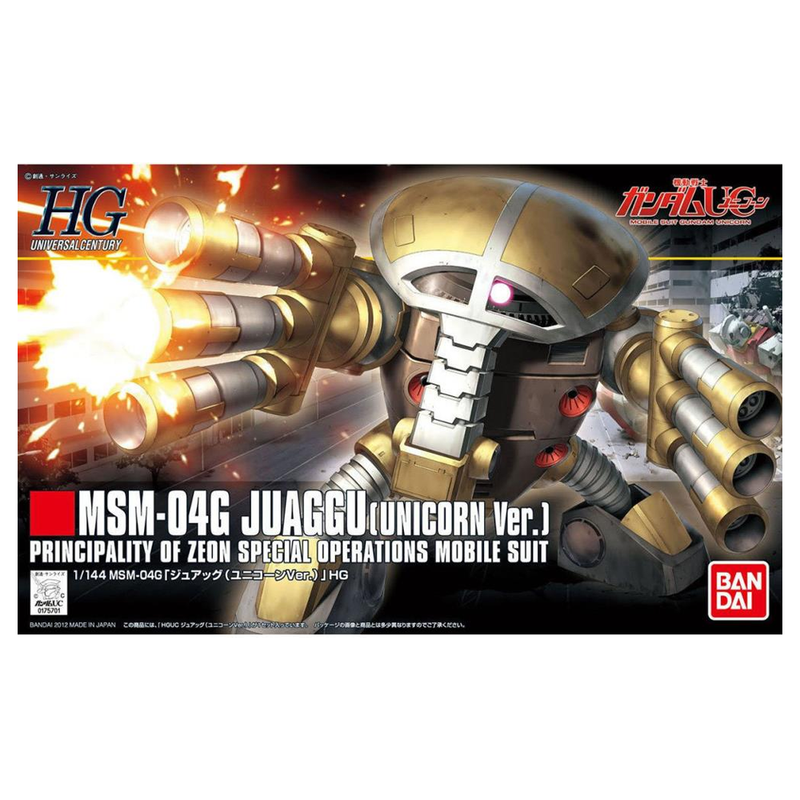 Bandai Spirits: Gundam UC - HGUC 1/144 MSM-04 Juaggu (Unicorn Ver.) Model Kit