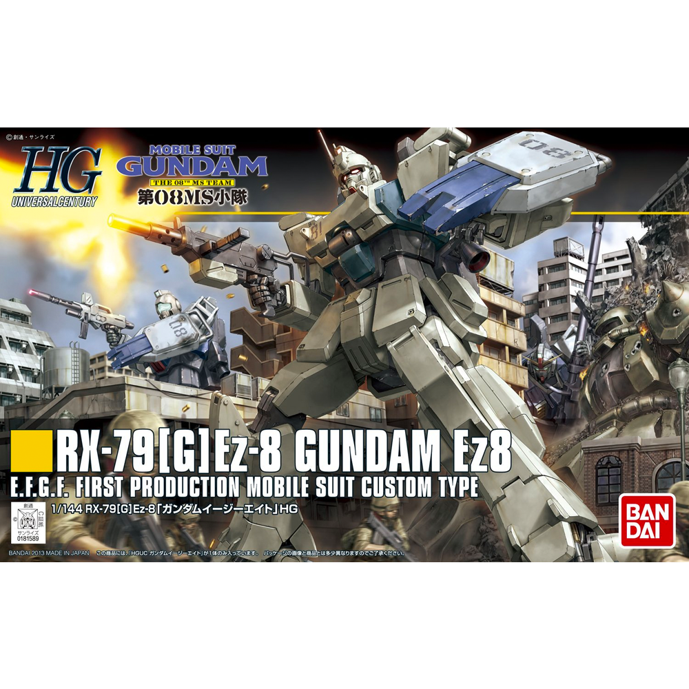 Bandai Spirits: Gundam - HGUC 1/144 RX-79(G) Ez8 Model Kit #155