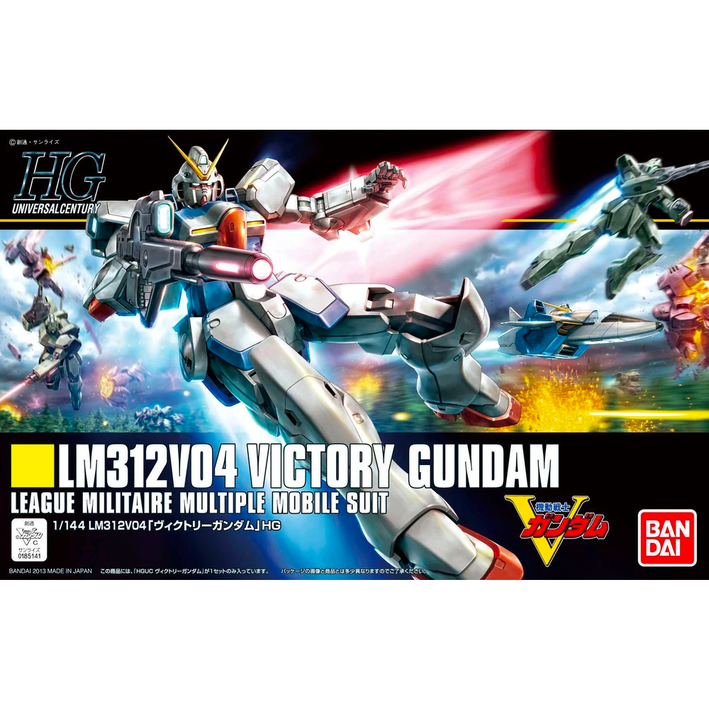 Bandai Spirits: Gundam - HGUC 1/144 LM312V04 Victory Gundam Model Kit #165