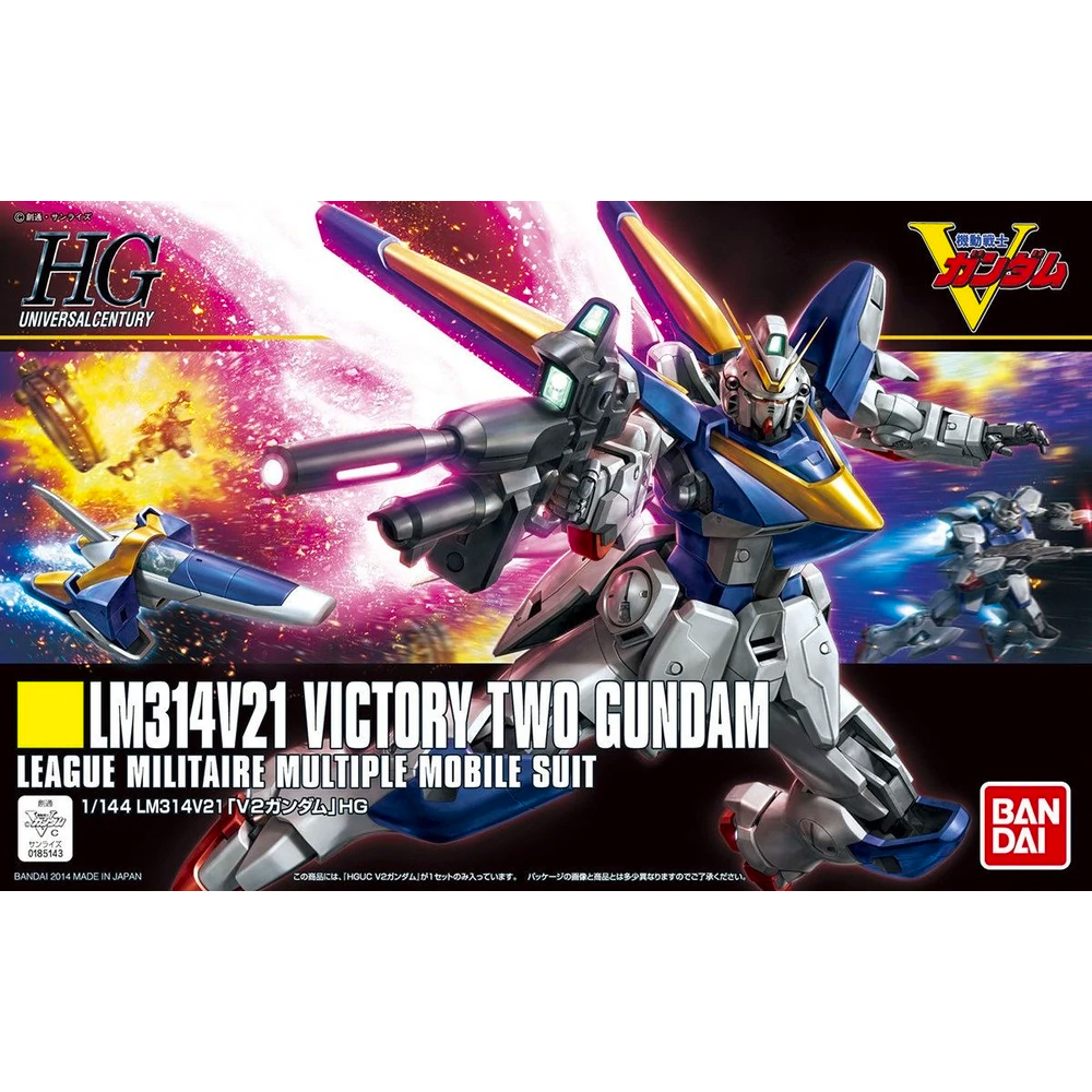 Bandai Spirits: Gundam - HGUC 1/144 LM314V21 Victory 2 Gundam Model Kit #169