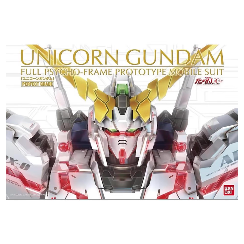 Bandai Spirits: Gundam - PG 1/60 Unicorn Gundam (Full Psycho-Frame Prototype Mobile Suit) Model Kit