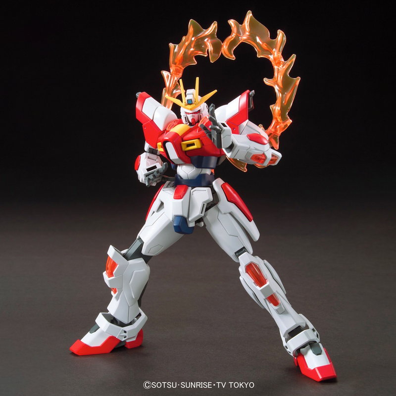 Bandai Spirits: Gundam HGBF - 1/144 Build Burning Gundam Model Kit