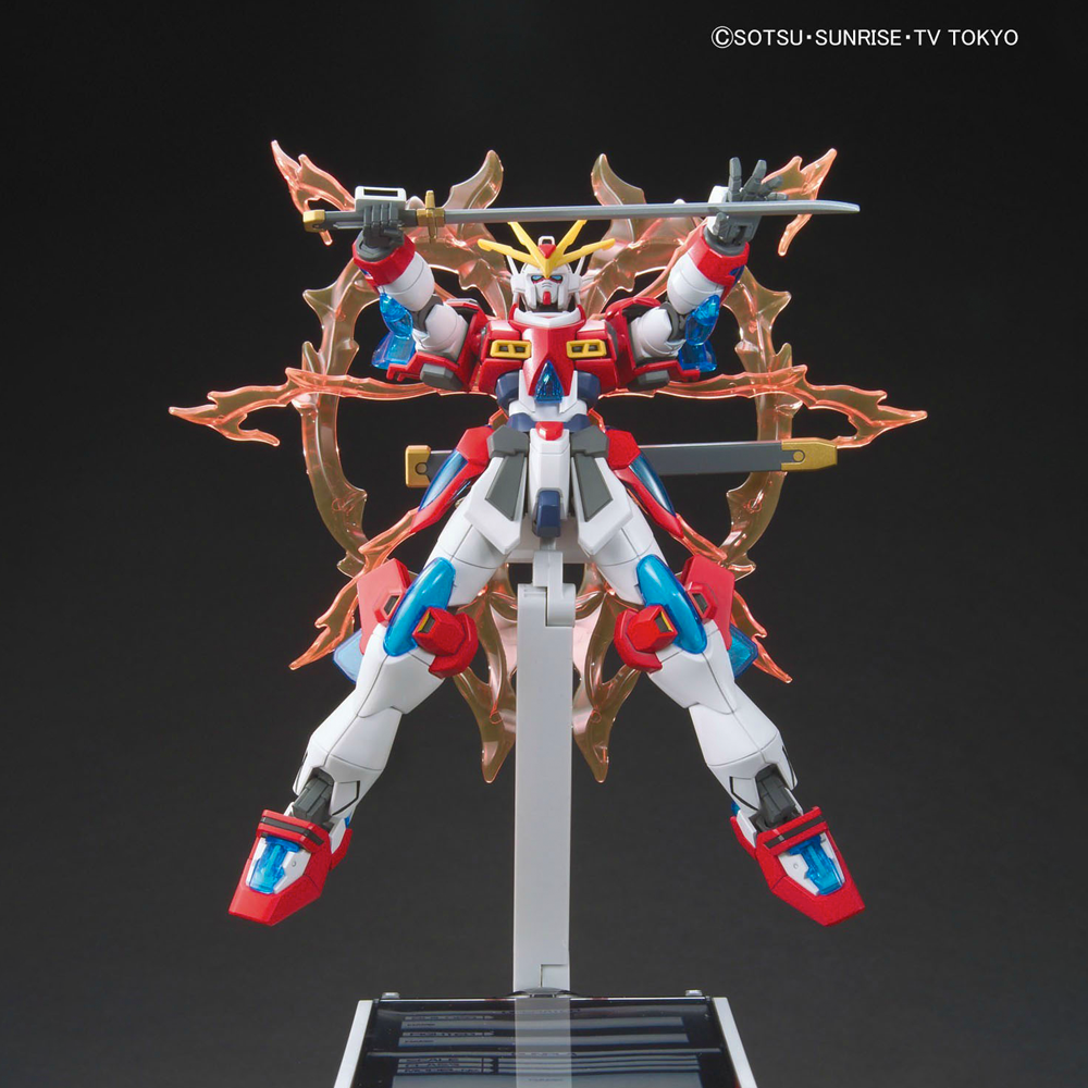 Bandai Spirits: Gundam HGBF - 1/144 Kamiki Burning Gundam Model Kit #43