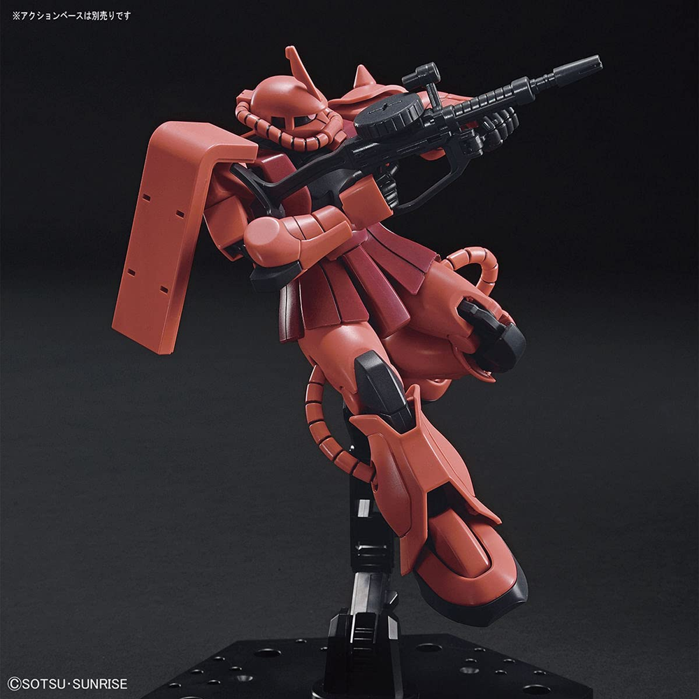 Bandai Spirits: Gundam - HGUC 1/144 MS-06S Char's Zaku II (Char Aznable Custom) Model Kit #234