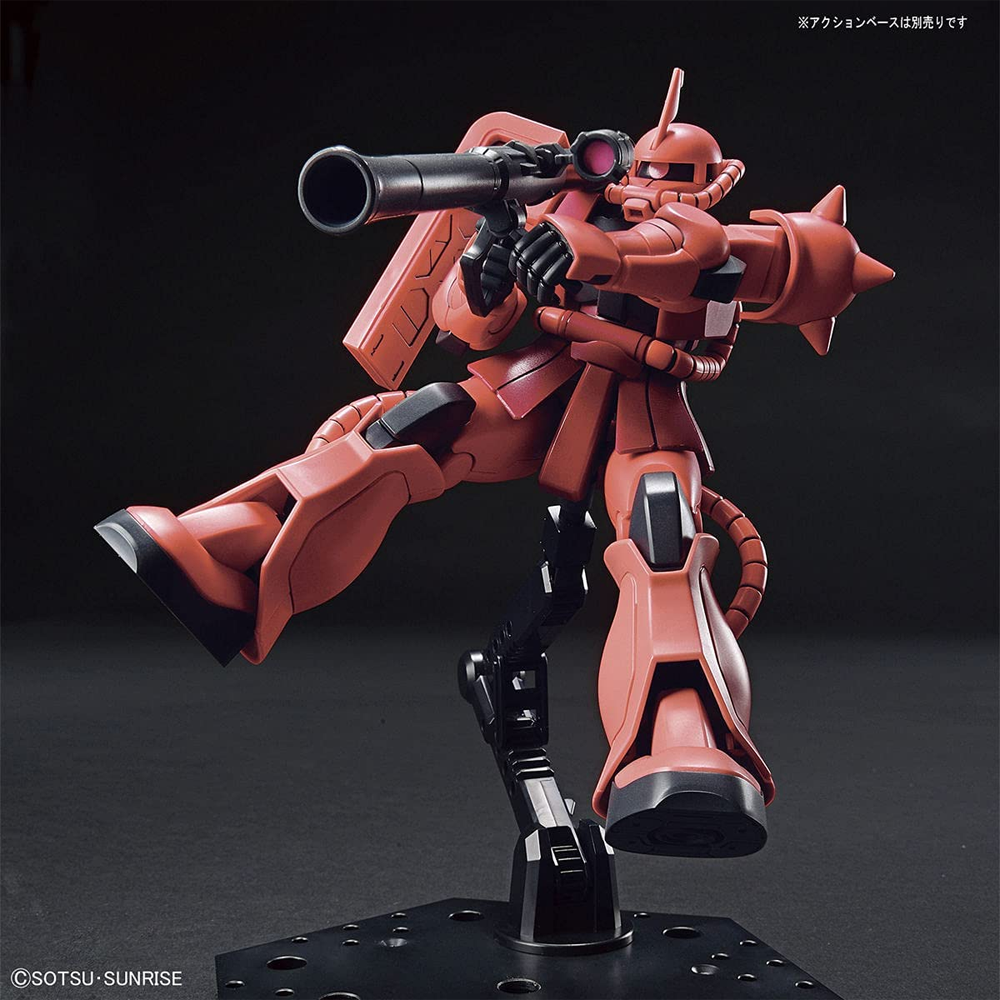 Bandai Spirits: Gundam - HGUC 1/144 MS-06S Char's Zaku II (Char Aznable Custom) Model Kit #234