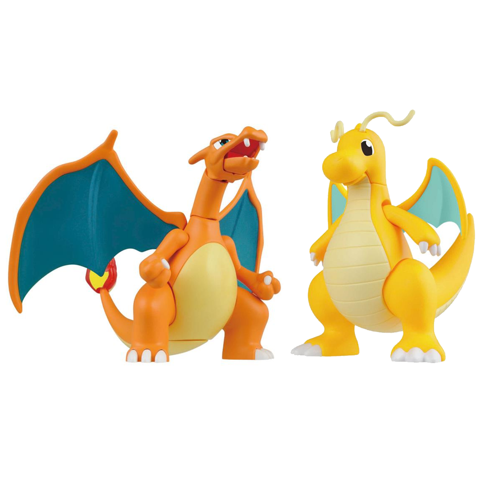 Bandai Spirits: Pokemon - Charizard and Dragonite Model Kit