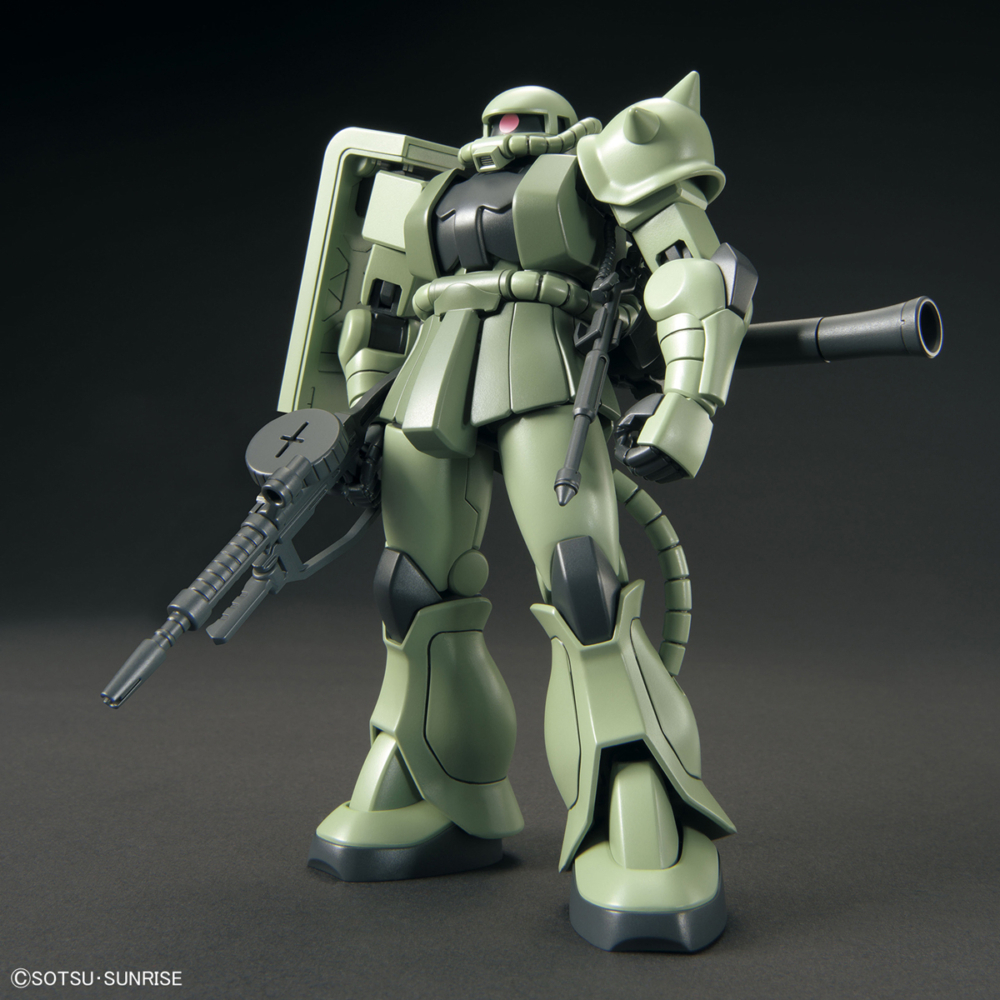 Bandai Spirits: Gundam - HGUC 1/144 MS-06 Zaku II Model Kit #241