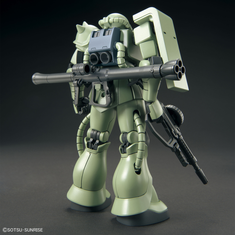 Bandai Spirits: Gundam - HGUC 1/144 MS-06 Zaku II Model Kit