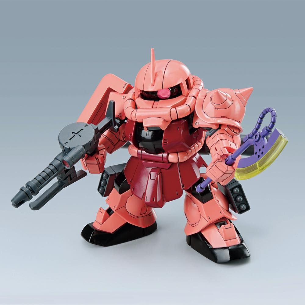 Bandai Hobby: Hello Kitty X SD Gundam Cross Silhouette - Hello Kitty MS-06S Char's Zaku II Model Kit