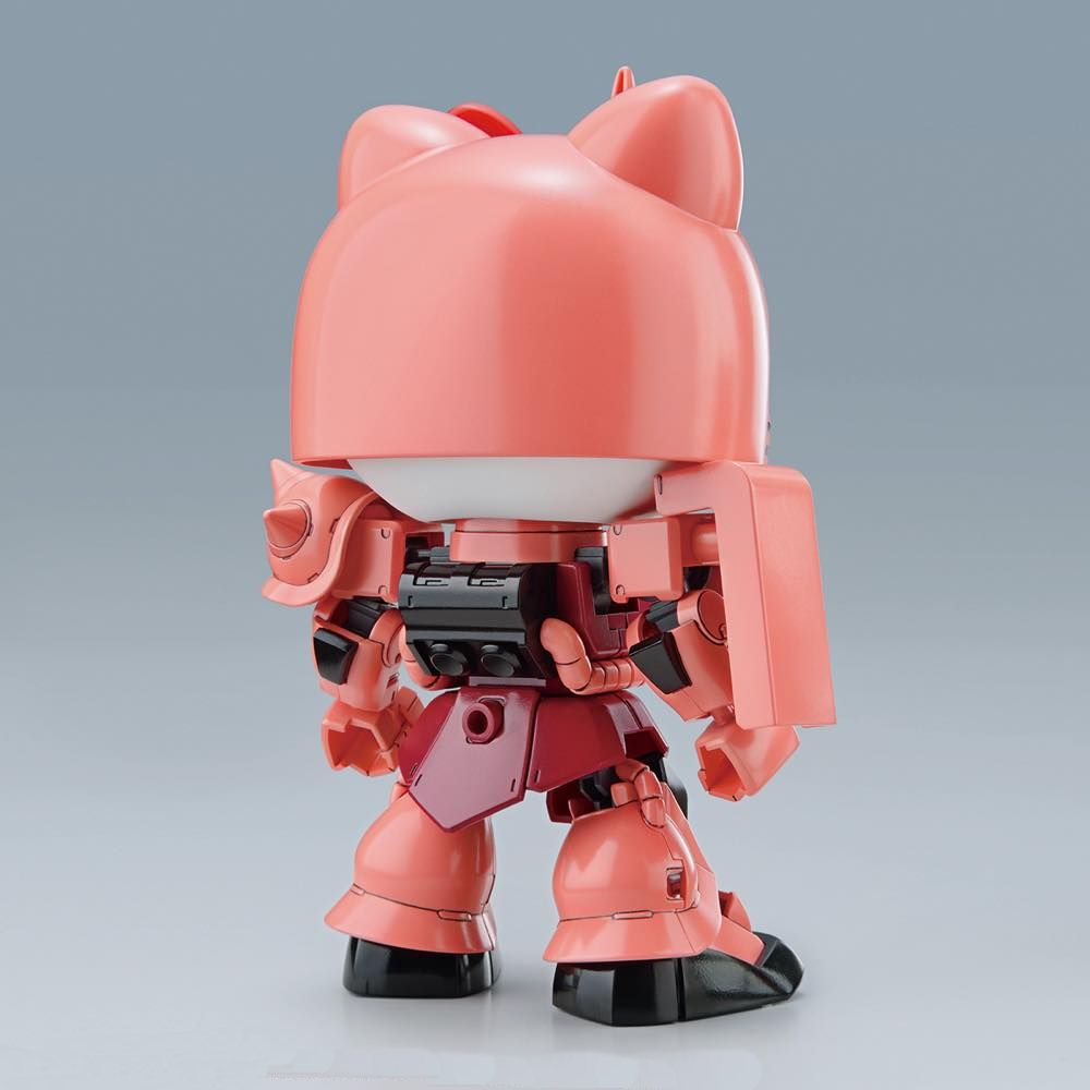 Bandai Hobby: Hello Kitty X SD Gundam Cross Silhouette - Hello Kitty MS-06S Char's Zaku II Model Kit