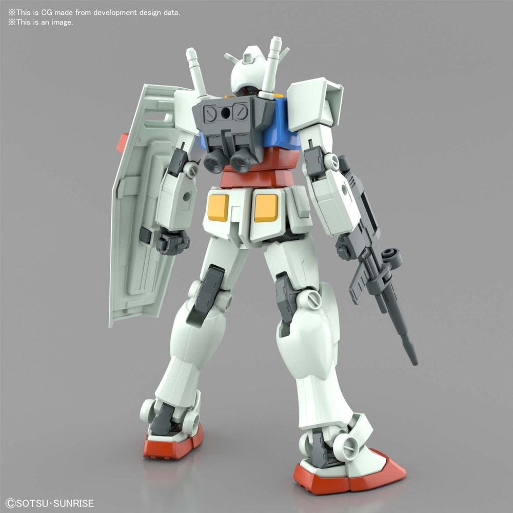 Bandai Spirits: Mobile Suit Gundam - RX-78-2 Gundam (Full Weapon Set) Entry Grade Model Kit