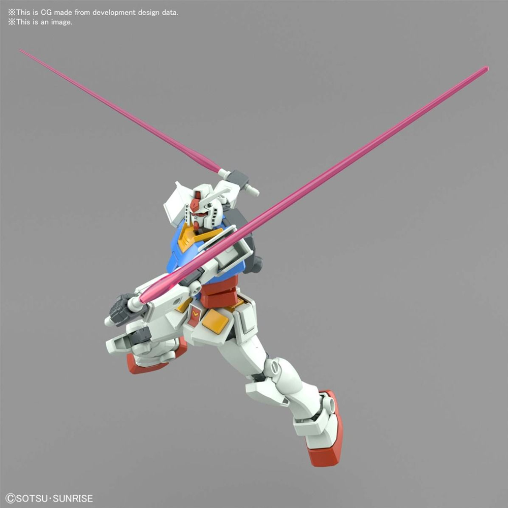 Bandai Spirits: Mobile Suit Gundam - RX-78-2 Gundam (Full Weapon Set) Entry Grade Model Kit