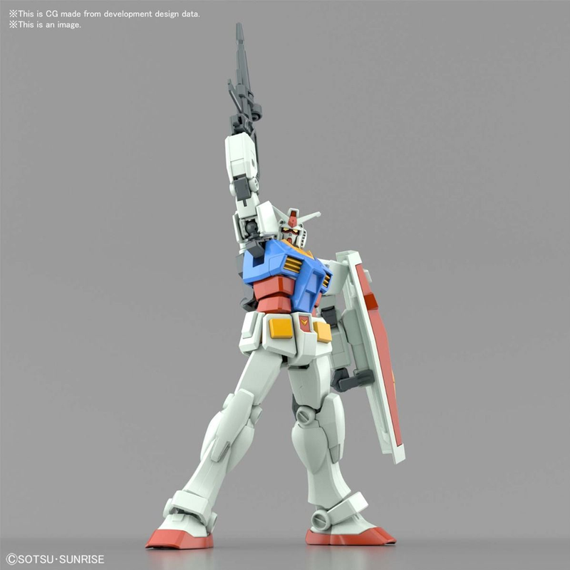 Bandai Spirits: Mobile Suit Gundam - RX-78-2 Gundam (Full Weapon Set) Entry Grade Model Kit