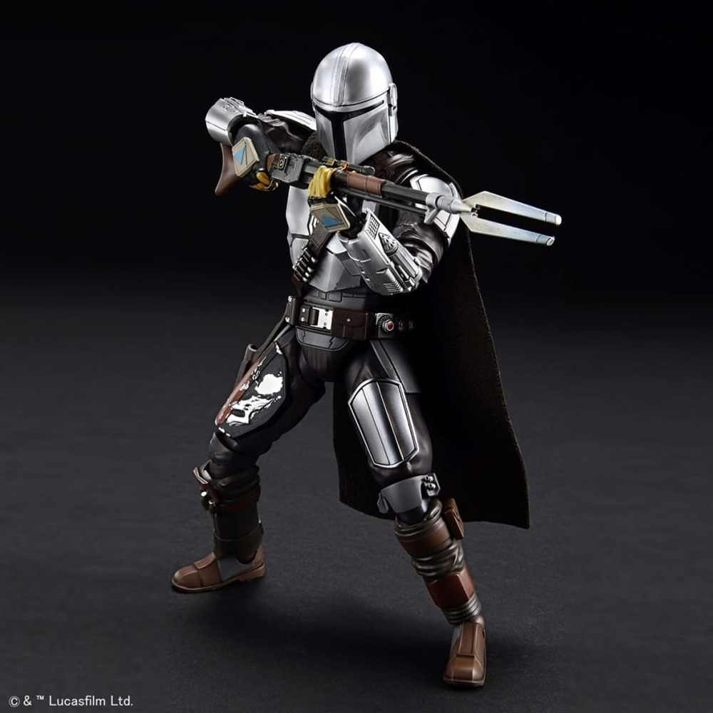 Bandai Spirits: Star Wars: Mandalorian - The Mandalorian Beskar Armor (Silver Coating Ver.) 1/12 Scale Model Kit