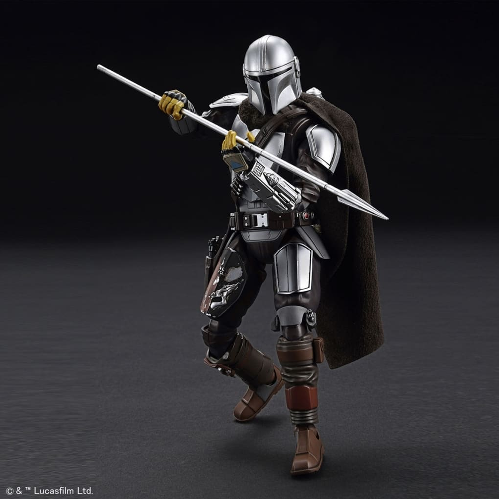 Bandai Spirits: Star Wars: Mandalorian - The Mandalorian Beskar Armor (Silver Coating Ver.) 1/12 Scale Model Kit