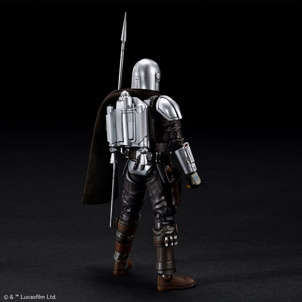 Bandai Spirits: Star Wars: Mandalorian - The Mandalorian Beskar Armor (Silver Coating Ver.) 1/12 Scale Model Kit