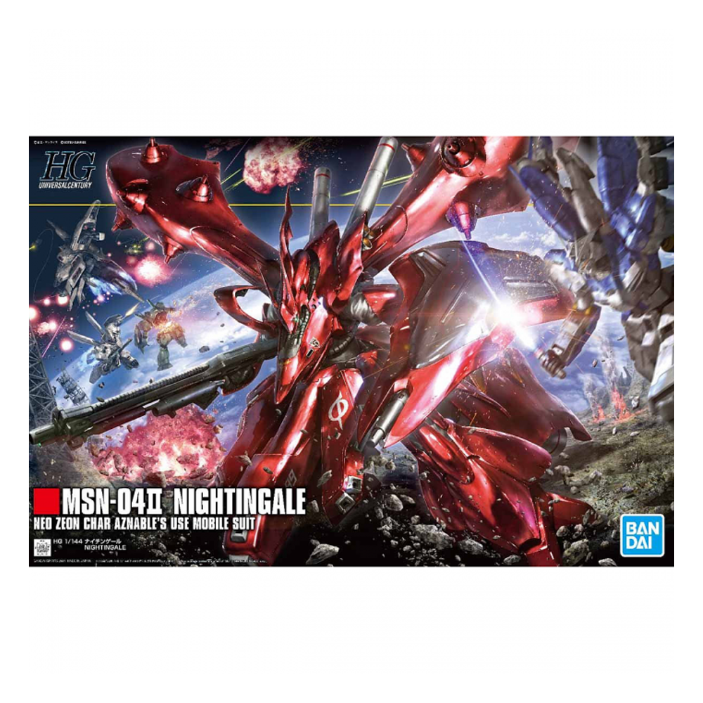 Bandai Hobby: Char's Counterattack Beltorchika Children - Nightingale HGUC 1/144 Scale Model Kit