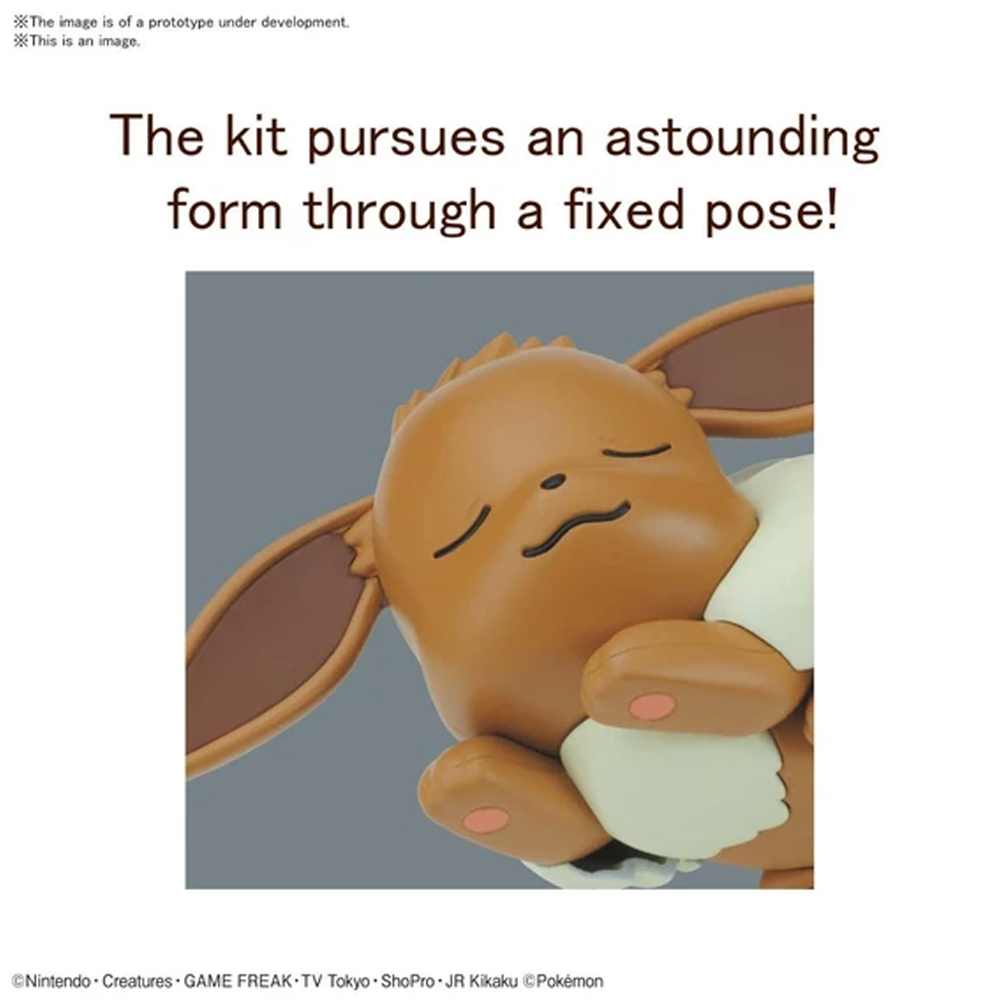 Bandai Spirits: Pokemon - 07 Eevee (Sleeping Pose) Model Kit Quick!!