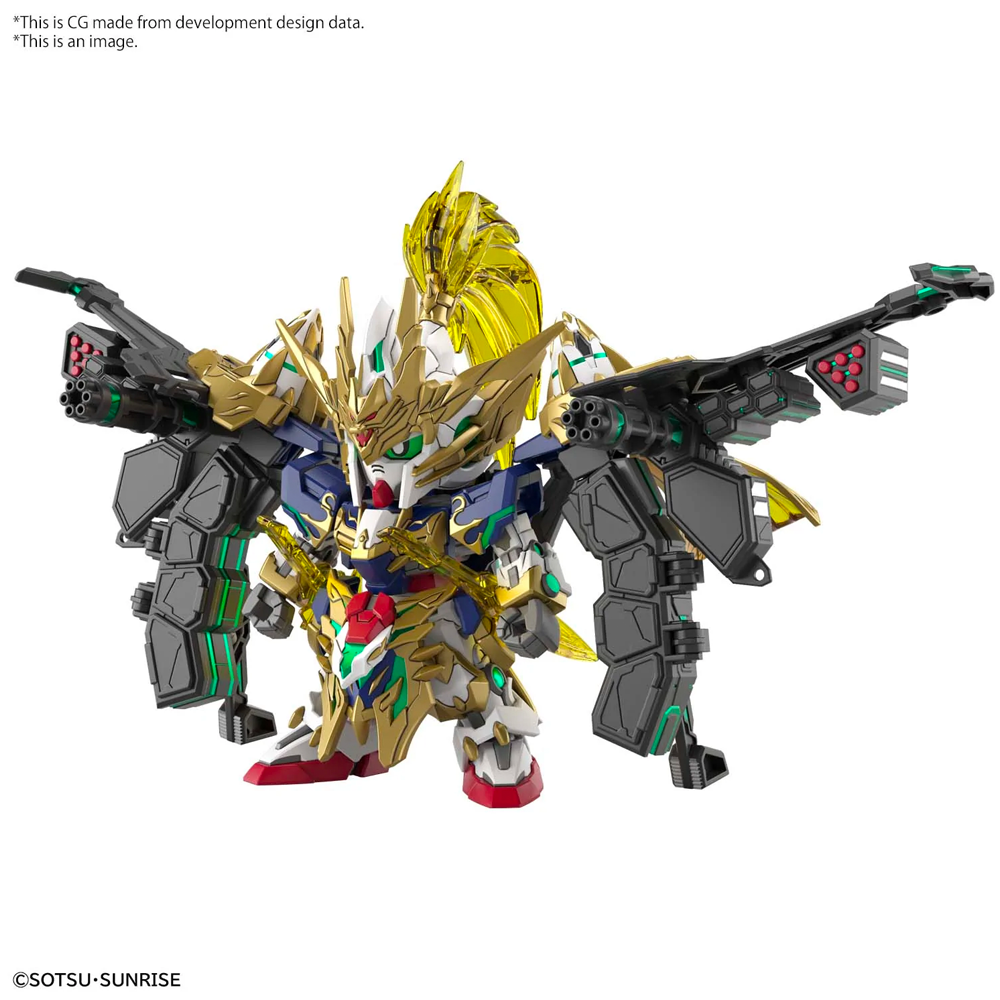 [PRE-ORDER] Bandai Spirits: Gundam SDW Heroes - Zhao Yun 00 Gundam (Command Package Ver.) Model Kit #27