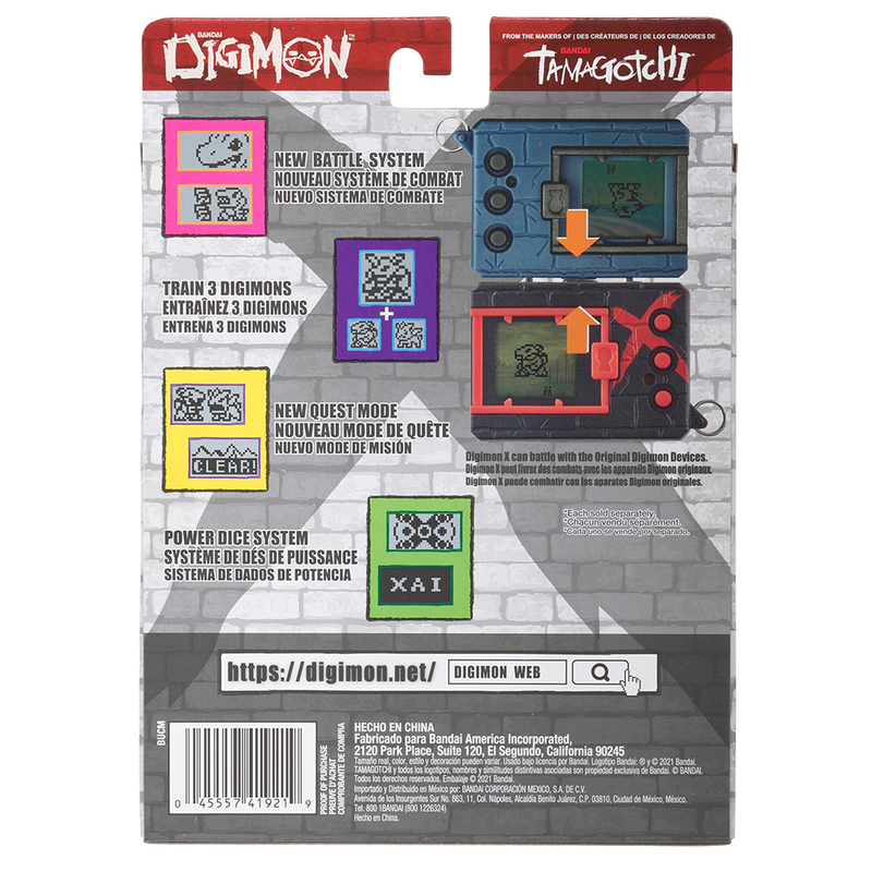 Bandai: Digimon X - Black and Red Tamagotchi