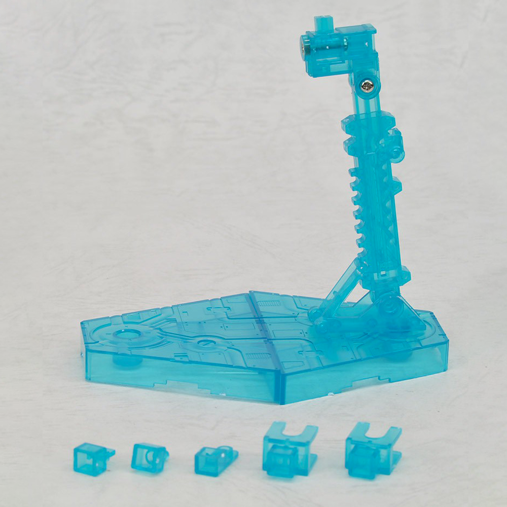 Bandai Spirits: 1/144 Blue (Clear) Action Base 2 Display Stand