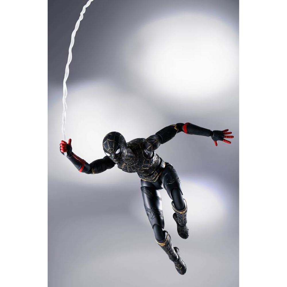 Tamashii Nations S.H. Figuarts: Spider-Man: No Way Home - Spider-Man (Black & Gold Suit)