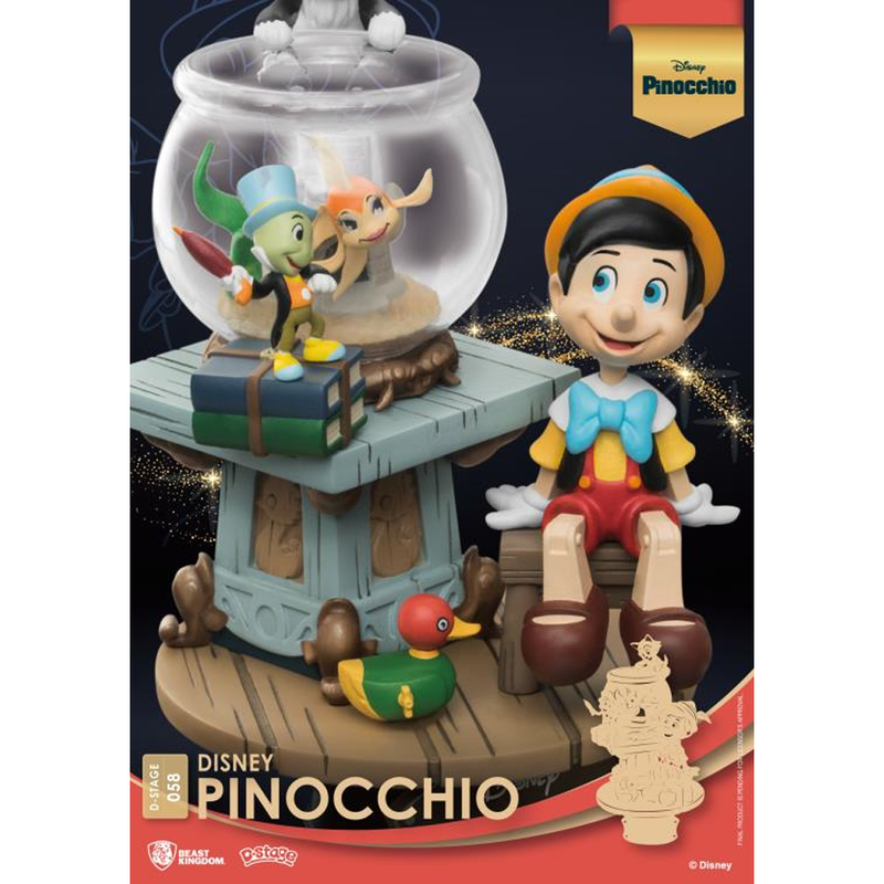 Beast Kingdom: Disney Diorama Stage - Pinocchio 6-Inch Statue DS-058