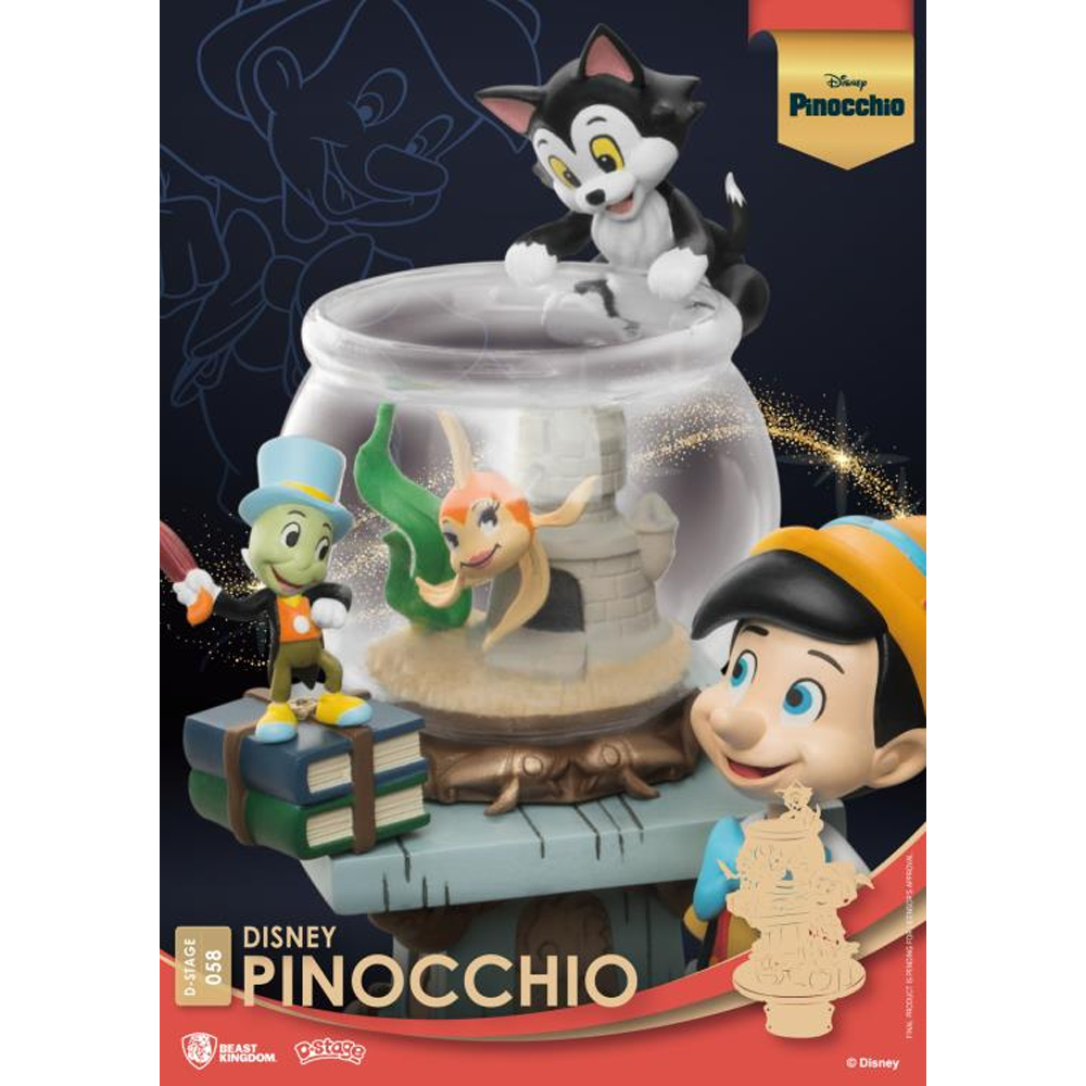 Beast Kingdom: Disney Diorama Stage - Pinocchio 6-Inch Statue DS-058