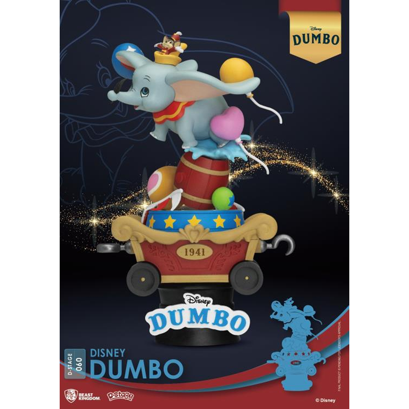 Beast Kingdom: Disney Diorama Stage - Dumbo 6-Inch Statue DS-060