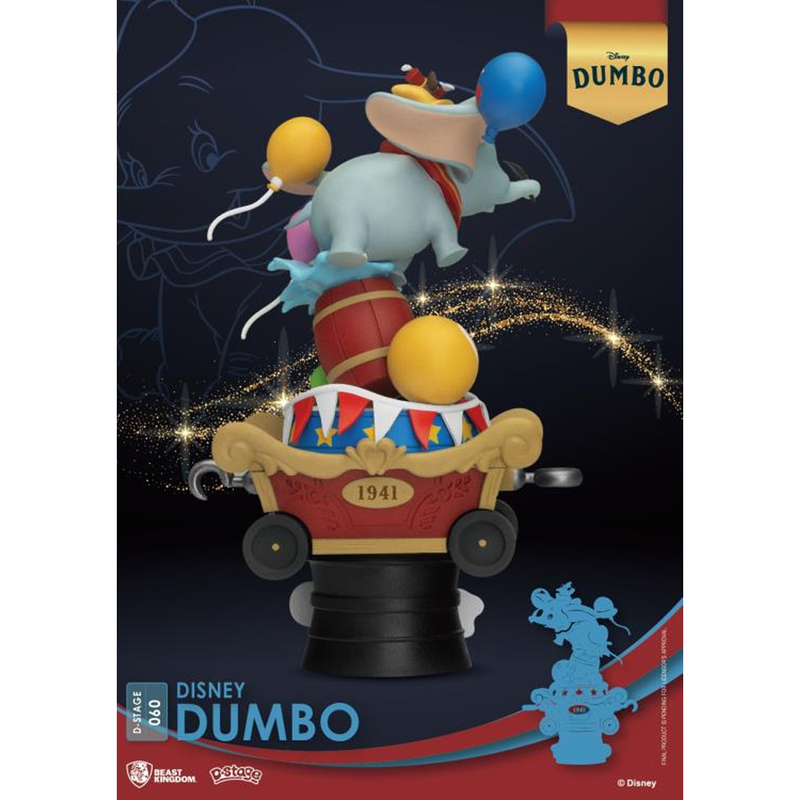 Beast Kingdom: Disney Diorama Stage - Dumbo 6-Inch Statue DS-060