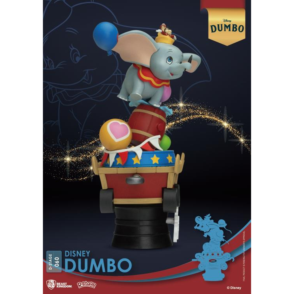 Beast Kingdom: Disney Diorama Stage - Dumbo 6-Inch Statue DS-060