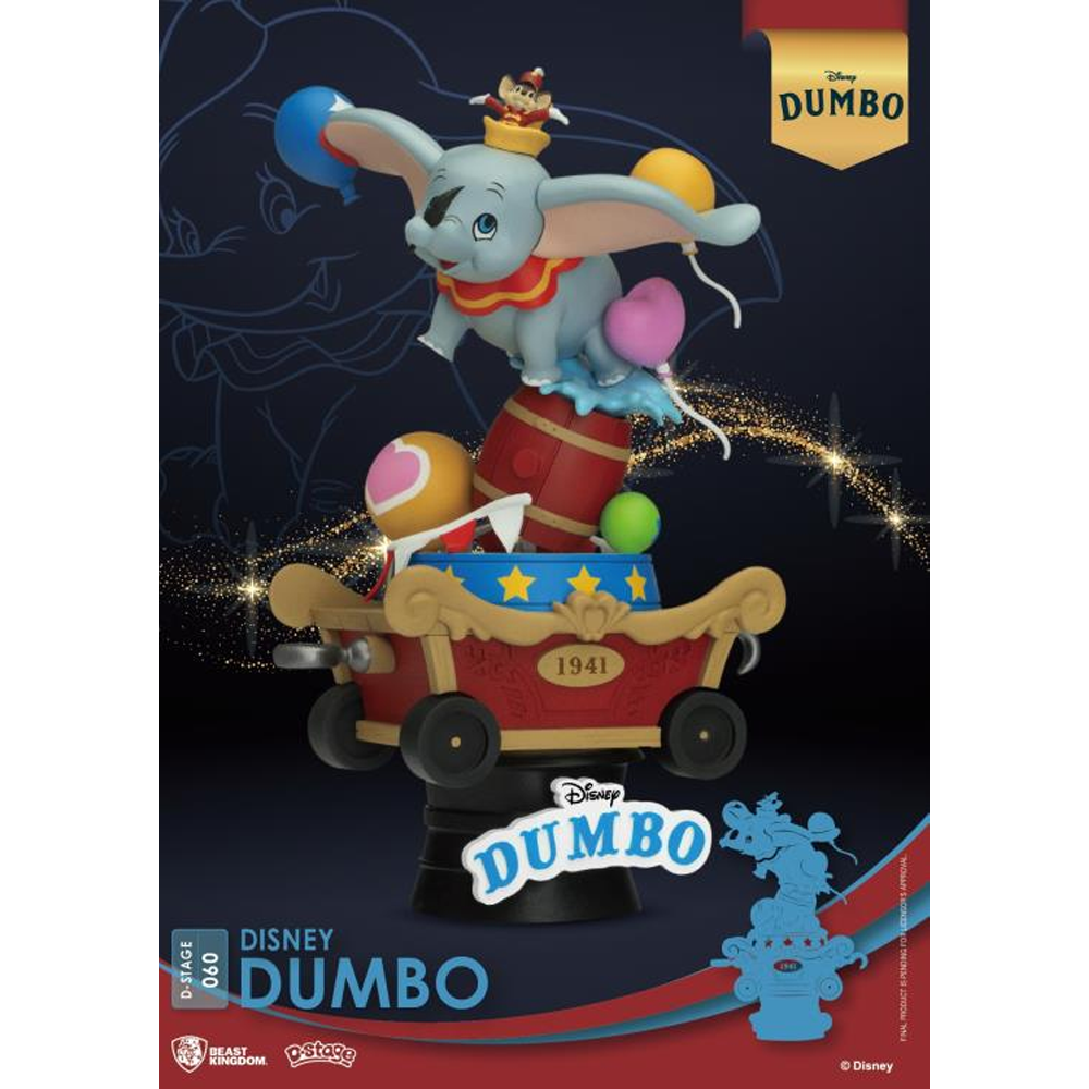 Beast Kingdom: Disney Diorama Stage - Dumbo 6-Inch Statue DS-060