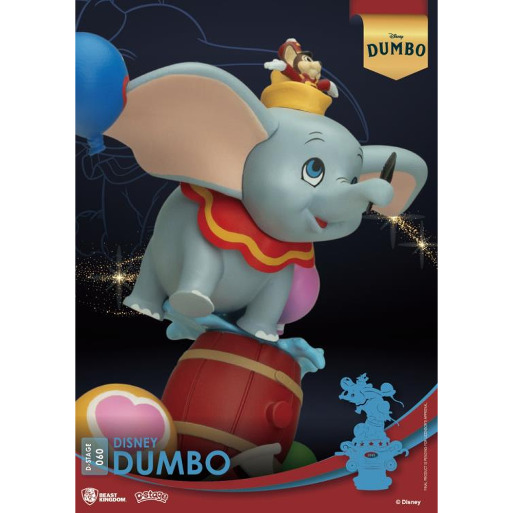 Beast Kingdom: Disney Diorama Stage - Dumbo 6-Inch Statue DS-060