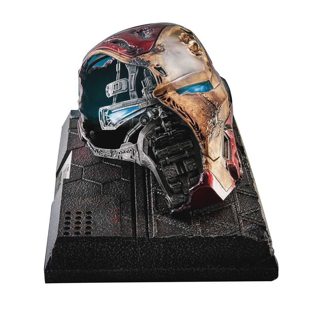 Beast Kingdom: Avengers: Endgame - Master Craft Iron Man Mark L Helmet (Battle Damaged) MC-038