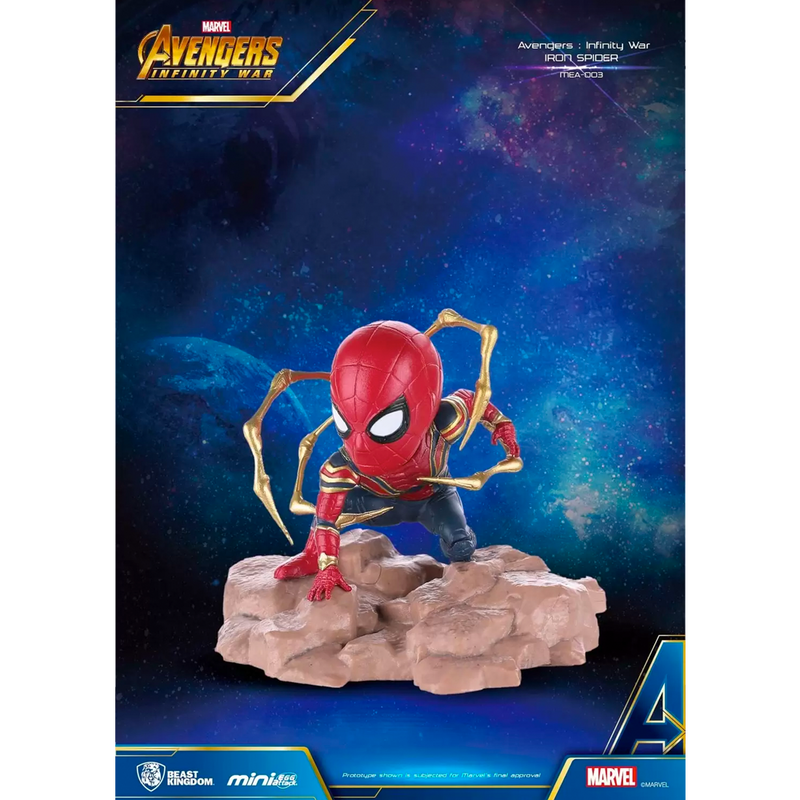 Beast Kingdom: Marvel: Avengers - MEA-003 Iron Spider Mini Egg Attack Action Figure