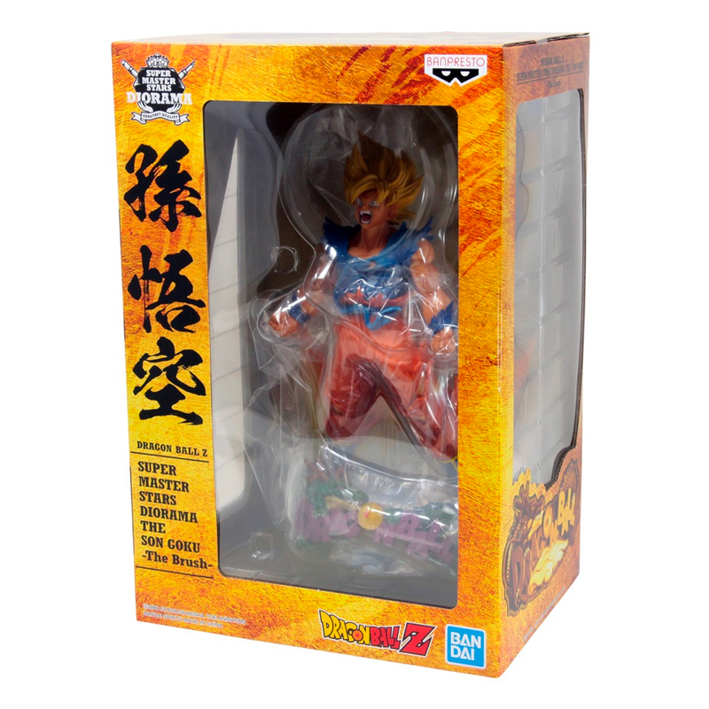 Banpresto - Figurine DBZ - Son Goku Super Saiyan Super Master Stars Piece  Diorama 20cm - 3296580262298