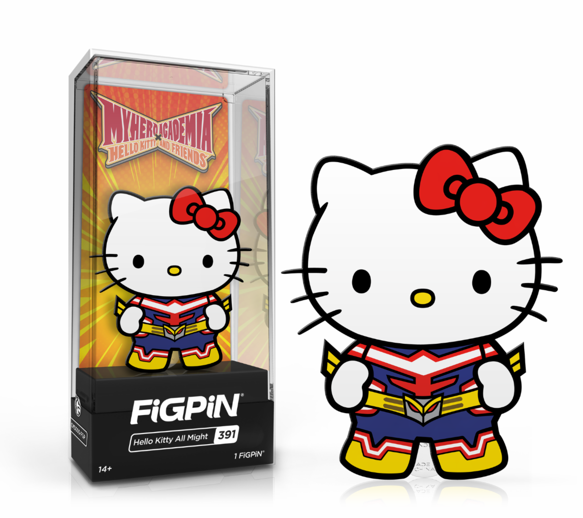 FiGPiN: My Hero Academia x Sanrio - Hello Kitty All Might #391