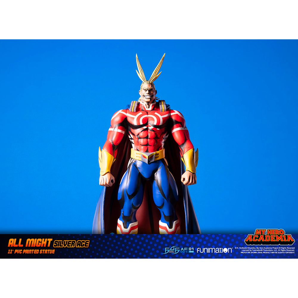 First 4 Figures: My Hero Academia - All Might Silver Age 11-Inch PVC Statue