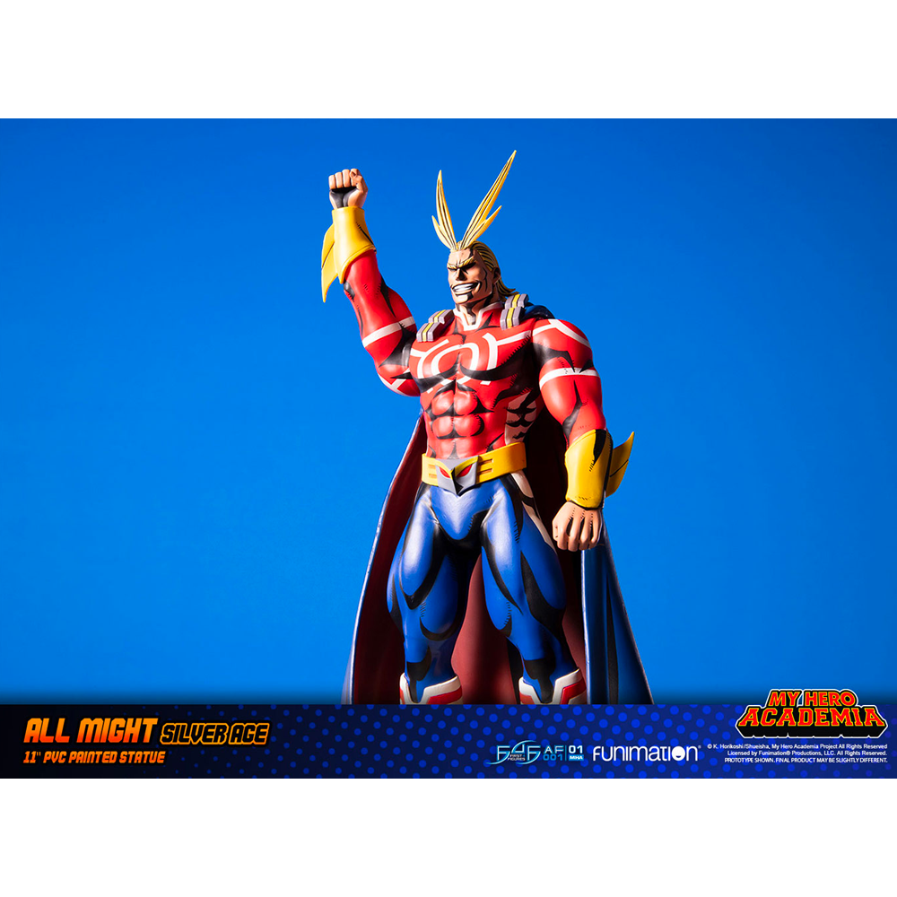 First 4 Figures: My Hero Academia - All Might Silver Age 11-Inch PVC Statue