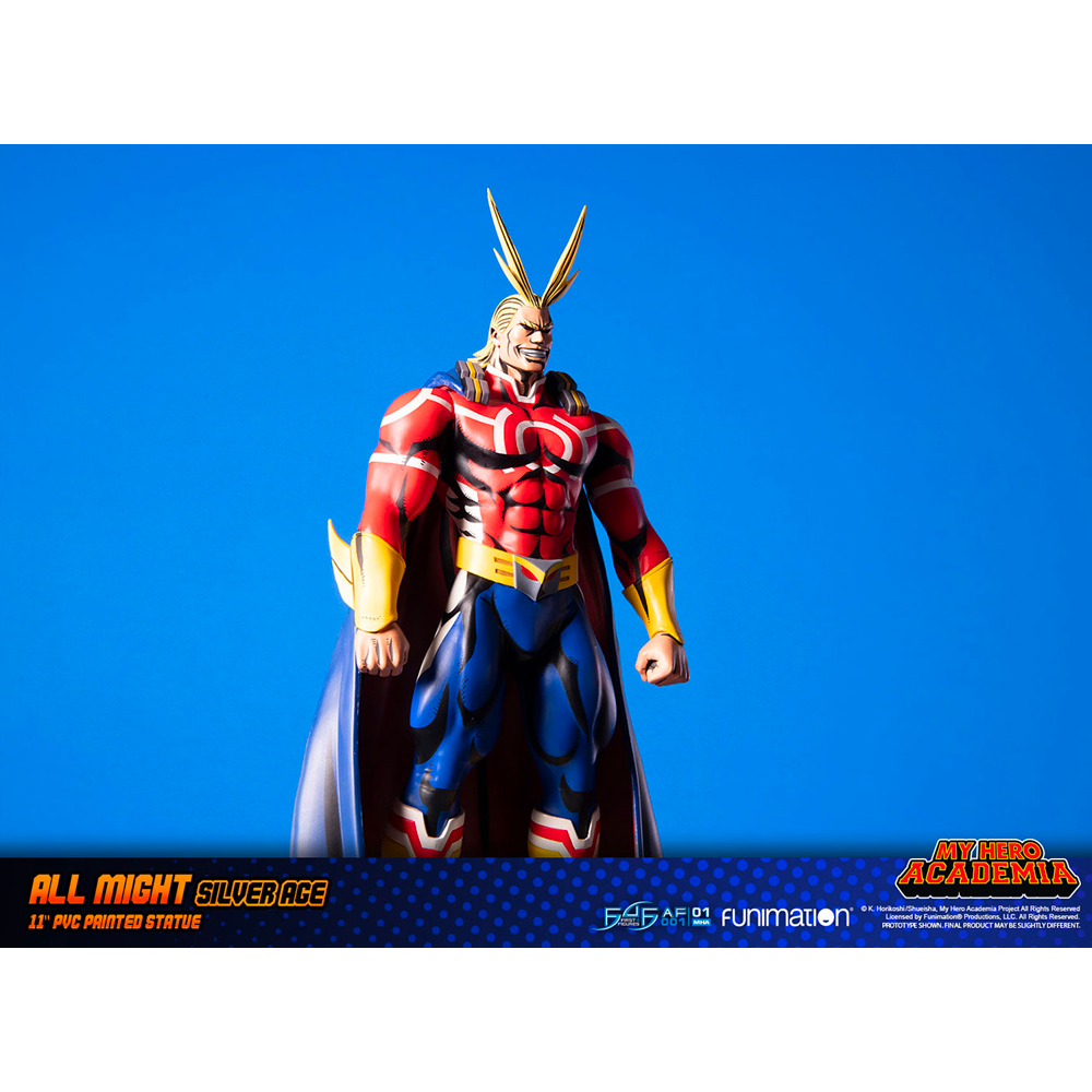 First 4 Figures: My Hero Academia - All Might Silver Age 11-Inch PVC Statue