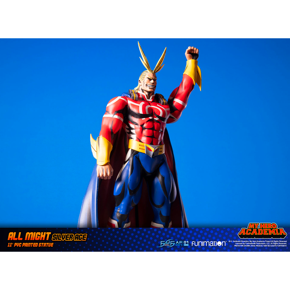 First 4 Figures: My Hero Academia - All Might Silver Age 11-Inch PVC Statue