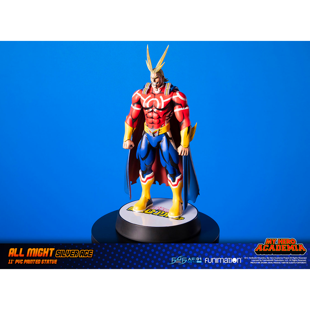 First 4 Figures: My Hero Academia - All Might Silver Age 11-Inch PVC Statue