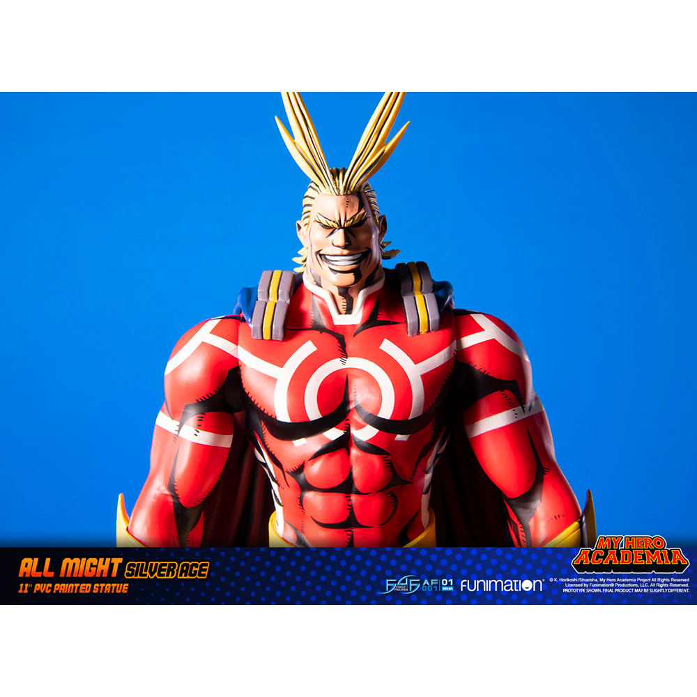 First 4 Figures: My Hero Academia - All Might Silver Age 11-Inch PVC Statue