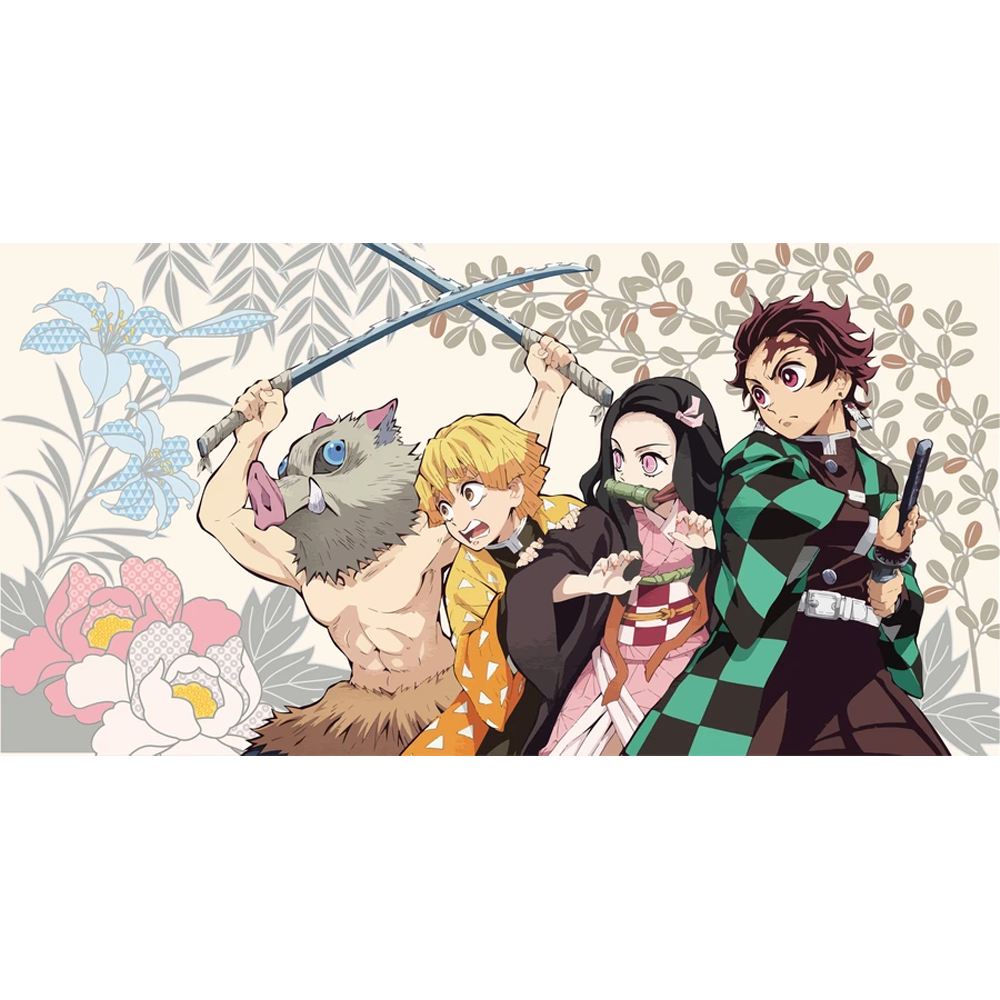 FuRyu: Demon Slayer: Kimetsu no Yaiba - Bath Towel 1 - Tanjiro & Nezuko & Zenitsu & Inosuke