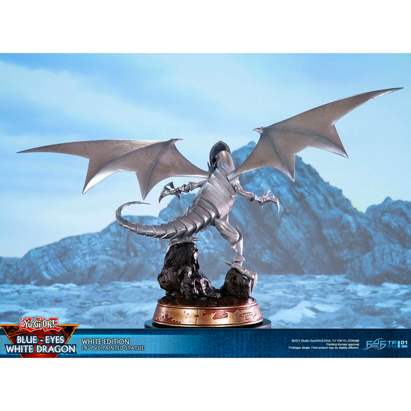 First 4 Figures: Yu-Gi-Oh! - Blue Eyes White Dragon (White Variant) Statue