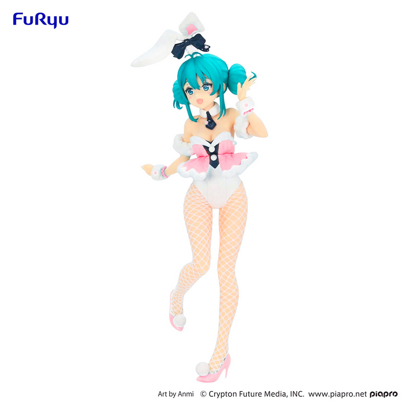 [PRE-ORDER] FuRyu: BiCute Bunnies - Hatsune Miku White Rabbit (Baby Pink Ver.) Figure