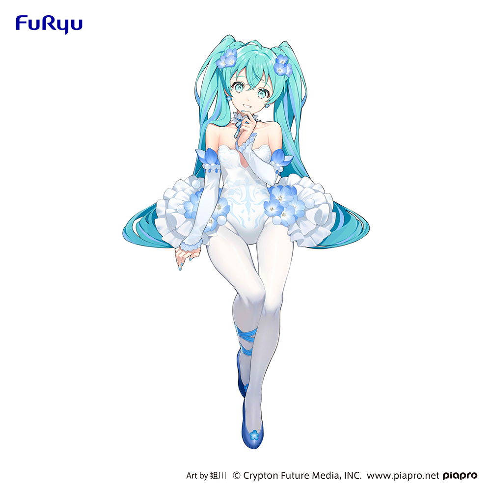 FuRyu: Vocaloid - Hatsune Miku (Flower Fairy Nemophila Ver.) Noodle Stopper Figure (With Bonus)