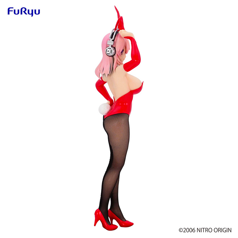 FuRyu: BiCute Bunnies - Super Sonico (Red Rabbit Ver.) Figure