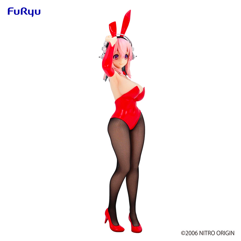 FuRyu: BiCute Bunnies - Super Sonico (Red Rabbit Ver.) Figure