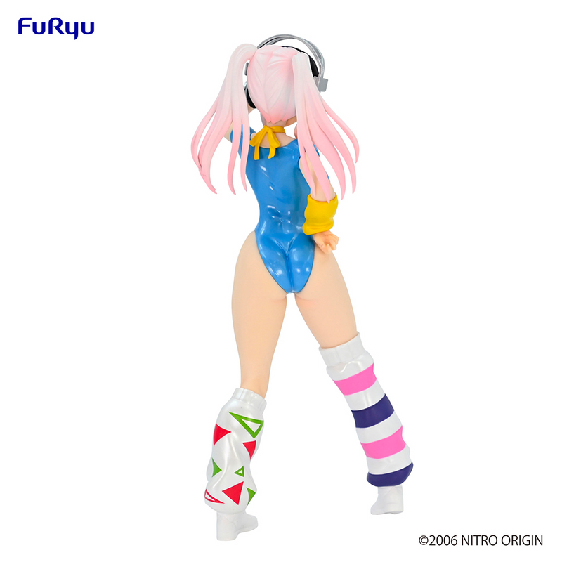 FuRyu: Nitroplus - Super Sonico (1980's Blue Another Color Ver.) Concept Figure